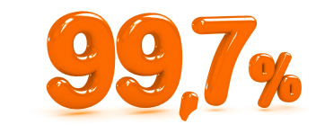 99,7 % plateb proběhne hladce