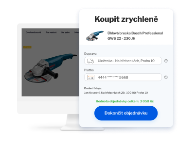 Expresní platba šetří čas vašim zákazníkům